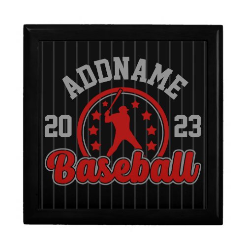 Personalized NAME Baseball Team Player Game Gift Box