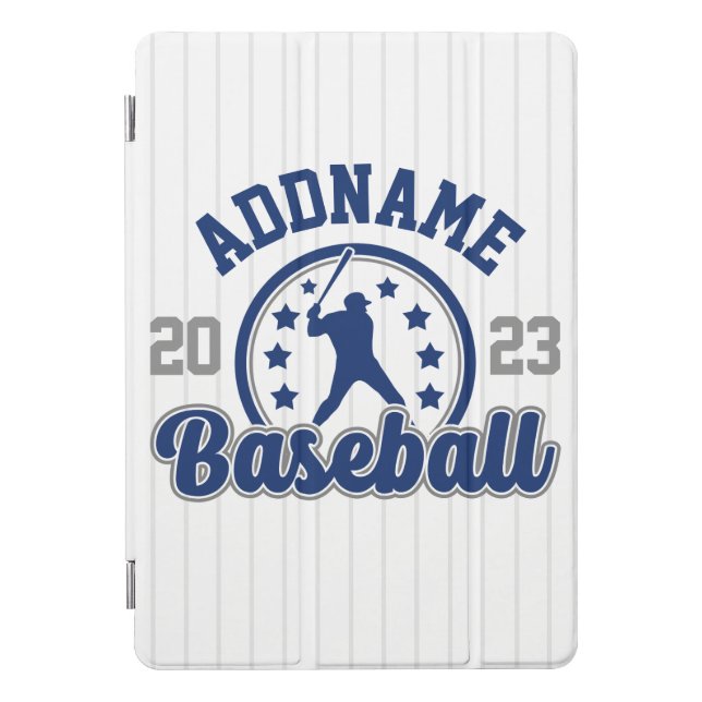 Personalized NAME Baseball Team Player Game iPad Pro Cover (Front)