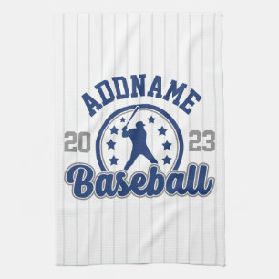 Personalized NAME Baseball Team Player Game Kitchen Towel