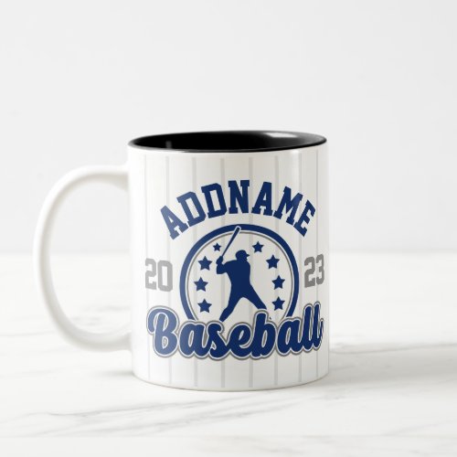 Personalized NAME Baseball Team Player Game Two_Tone Coffee Mug