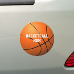 Personalized Name Basketball Mom Car Magnet<br><div class="desc">Basketball mom bumper sticker magnet that can be personalized with name. Designed by Thisisnotme©</div>