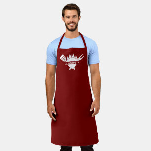 Personalized Name BBQ Grill Apron
