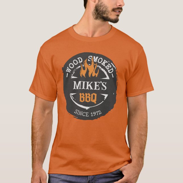 Personalized Name BBQ T-Shirt (Front)