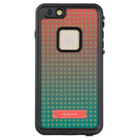 Personalized Name Beach Sunset Color Blend LifeProof FRĒ iPhone 6/6s Plus Case