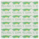 Personalized Name Bedroom Croc Alligator Gator Fabric