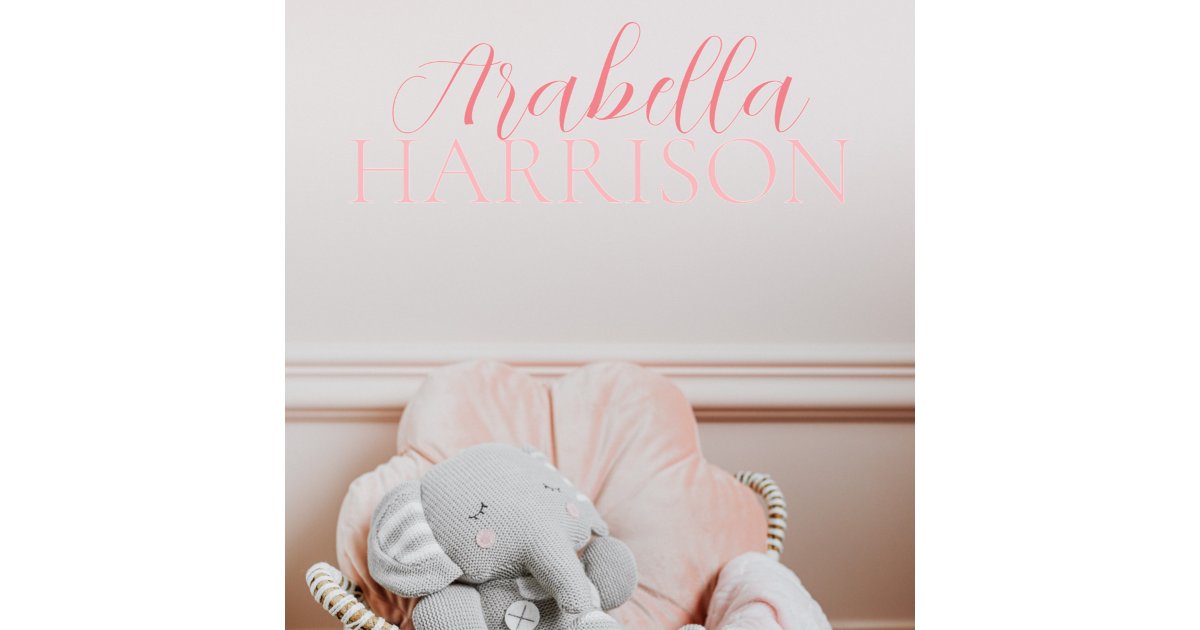Butterfly Wall Decals For Girls Room - Name Wall Stickers, Nursery Decor, Peel & Stick Removable Vinyl