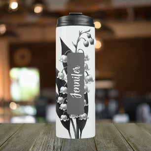  Personalized Name Birth Flower May 12 oz Thermal Tumbler