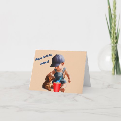 Personalized Name Birthday Card