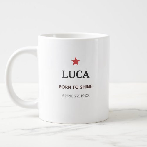 Personalized Name Birthday Coffee Mug for Him