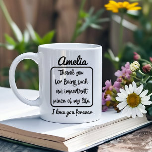 Personalized Name Birthday Gift Idea Funny Quote Coffee Mug