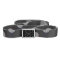 Personalized name black badminton pattern