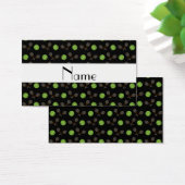 Personalized name black tennis balls (Desk)