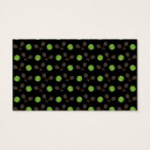 Personalized name black tennis balls (Back)