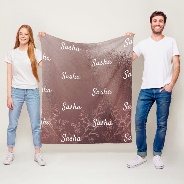 Personalized name blanket for kids and adult (In Situ)