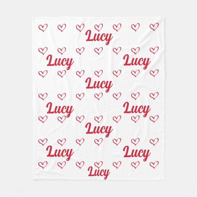 Personalized Name Blanket for Your Daughter (Front)