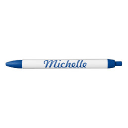 Personalized name blue pen for office and school