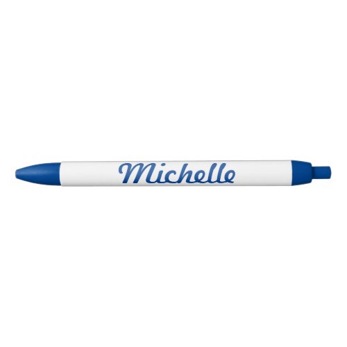 Personalized name blue pen for office and school