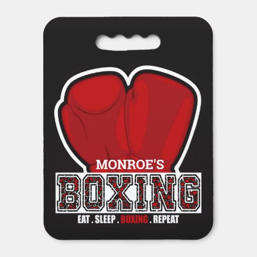 Personalized NAME Boxer Boxing Glove Prize Fighter Seat Cushion