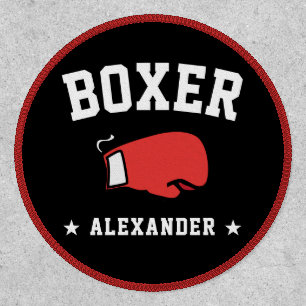 Personalized Name Boxing Boxer Patch