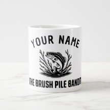 Personalized Name Brush Bass Hunter
