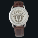 Personalized NAME Bull Steer Skull Western Ranch Watch<br><div class="desc">Personalized NAME Cowboy Bull Steer Skull Western Ranch -  Customize with your Name or Custom Text!  *Expanded License PO 8/21/23*</div>