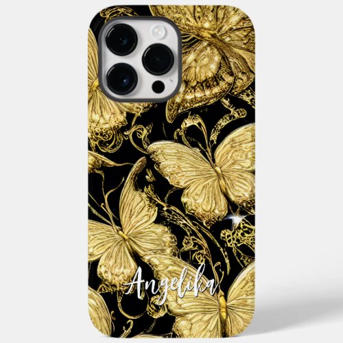 Personalized Name Butterfly Case_Mate iPhone 14 Pro Max Case