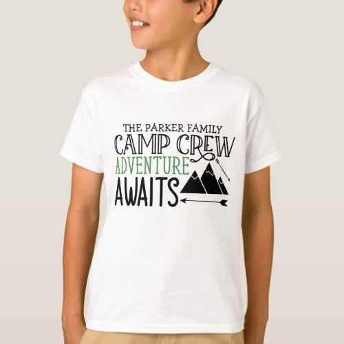 Personalized NAME Cabin Camping Adventure T_Shirt