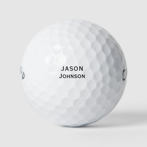  Personalized Name Callaway Golf Golf Balls