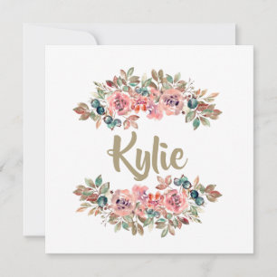 Personalized Name Card Custom Gifts for Her