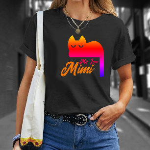 Personalized Name cat ,Cute Rainbow Graphic Pet Tri-Blend Shirt