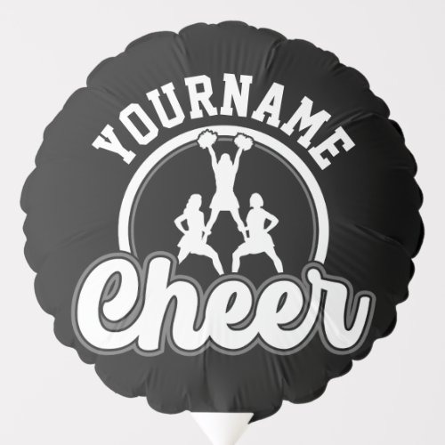 Personalized NAME Cheer Team Varsity Cheerleader Balloon