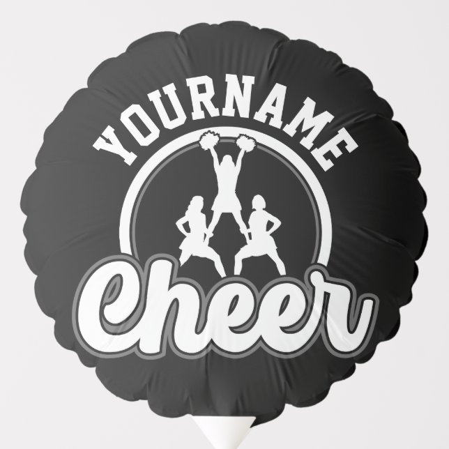 Personalized NAME Cheer Team Varsity Cheerleader Balloon (Front)