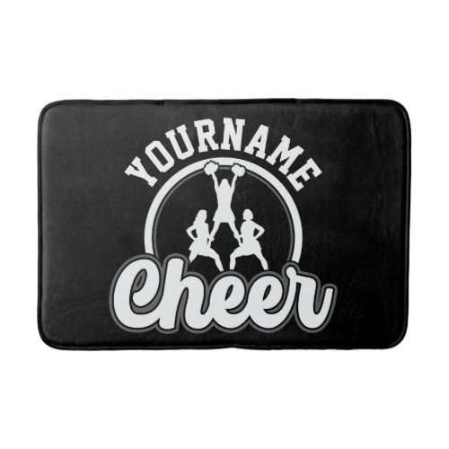 Personalized NAME Cheer Team Varsity Cheerleader Bath Mat