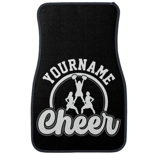 Personalized NAME Cheer Team Varsity Cheerleader Car Floor Mat (Front)