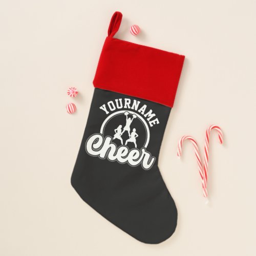 Personalized NAME Cheer Team Varsity Cheerleader Christmas Stocking