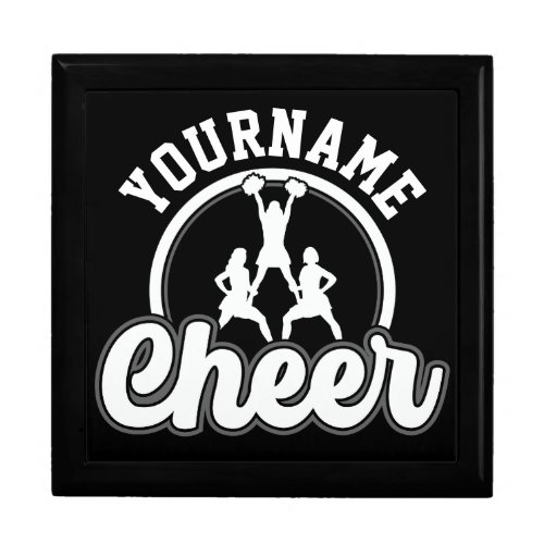 Personalized NAME Cheer Team Varsity Cheerleader Gift Box