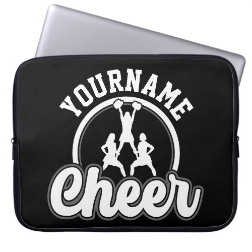 Personalized NAME Cheer Team Varsity Cheerleader Laptop Sleeve