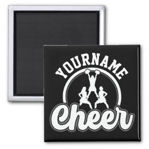 Personalized NAME Cheer Team Varsity Cheerleader Magnet