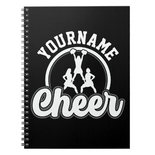 Personalized NAME Cheer Team Varsity Cheerleader Notebook