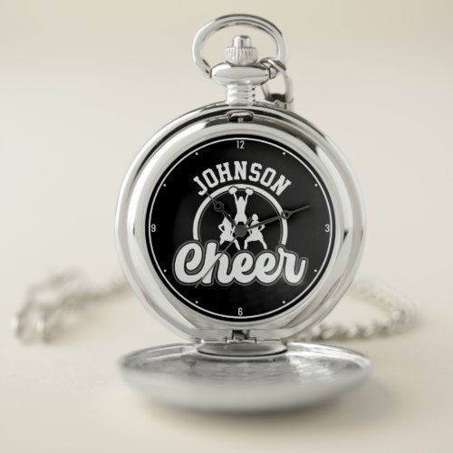 Personalized NAME Cheer Team Varsity Cheerleader Pocket Watch