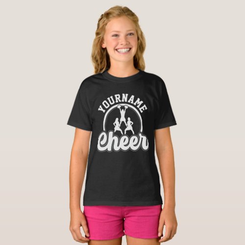 Personalized NAME Cheer Team Varsity Cheerleader T_Shirt