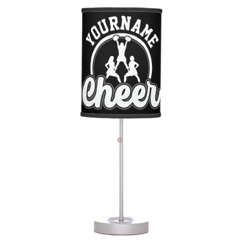 Personalized NAME Cheer Team Varsity Cheerleader Table Lamp