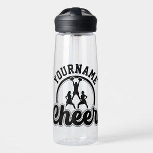 Personalized NAME Cheer Team Varsity Cheerleader Water Bottle