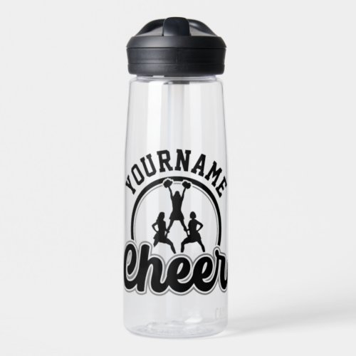 Personalized NAME Cheer Team Varsity Cheerleader Water Bottle