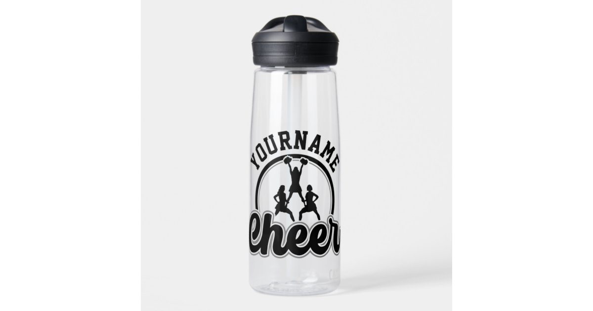 Cheer Water Bottle, Cheerleading Water Bottle Tumbler, Cheer Gifts,  Personalized. Gifts for Cheerleaders 