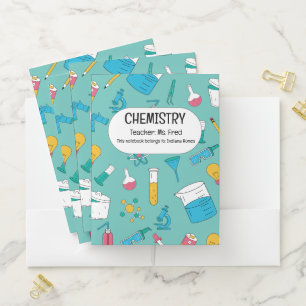 Personalized Name Chemistry Pocket Folder – Custom