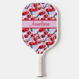 Personalized Name Cherry Blossom Pink Pickleball Paddle
