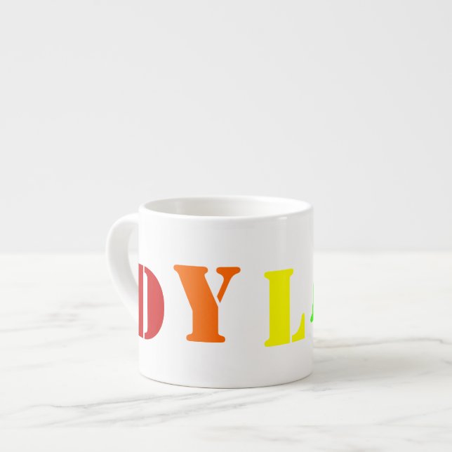 Personalized NAME Child's Mug (Front Left)