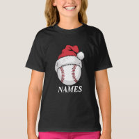 Personalized Name Christmas Baseball Santa Hat