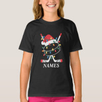 Personalized Name Christmas Hockey Xmas Santa Hat